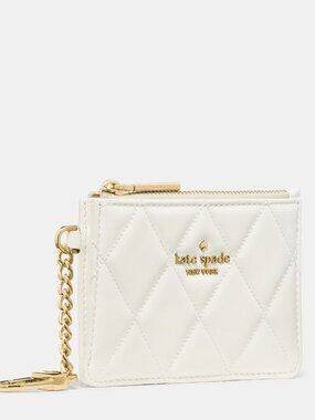 Kate Spade Carey Quilted Key Ring Card Holder Wallet